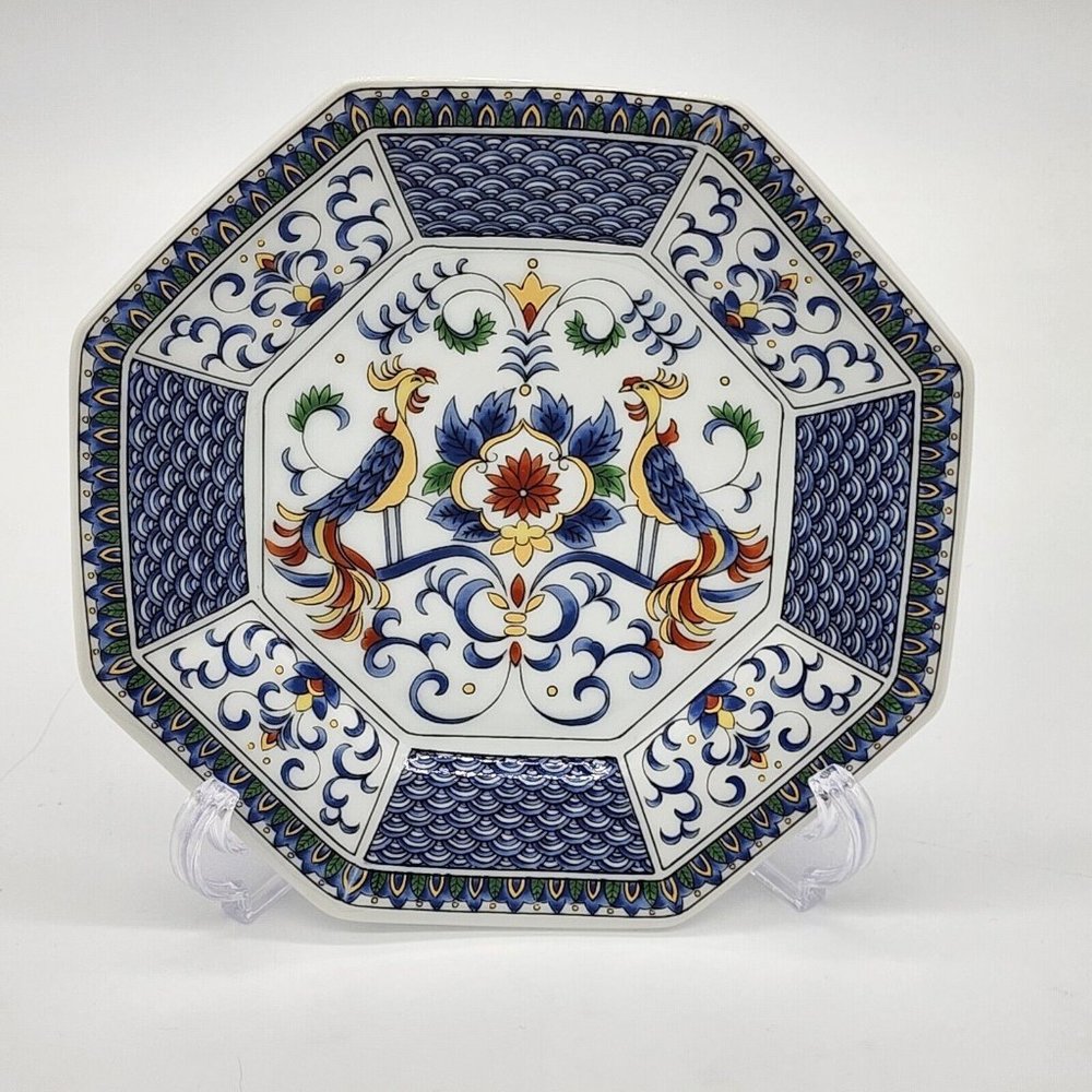 Takahashi San Francisco Fantasy Series Octagonal Salad Dessert Birds
